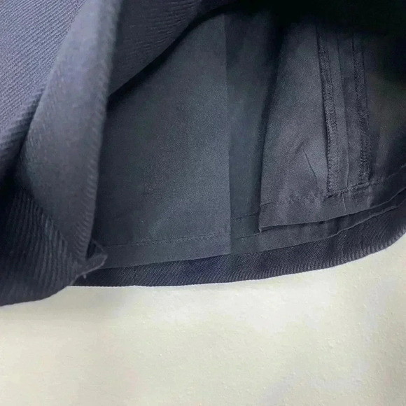 Ann Taylor LOFT Women Blue A-line Front Pleated Lined Skirt - Picture 4 of 6